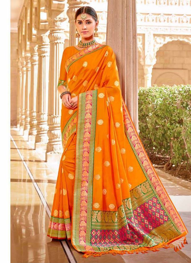 B FINE LUXURY HANDLOOM Latest Fancy Designer Party And Wedding Wear Stylish Heavy Silk Saree Collection
